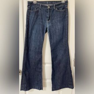 7 for all mankind “Ginger” Wide Leg Flare Denim Sz. 32